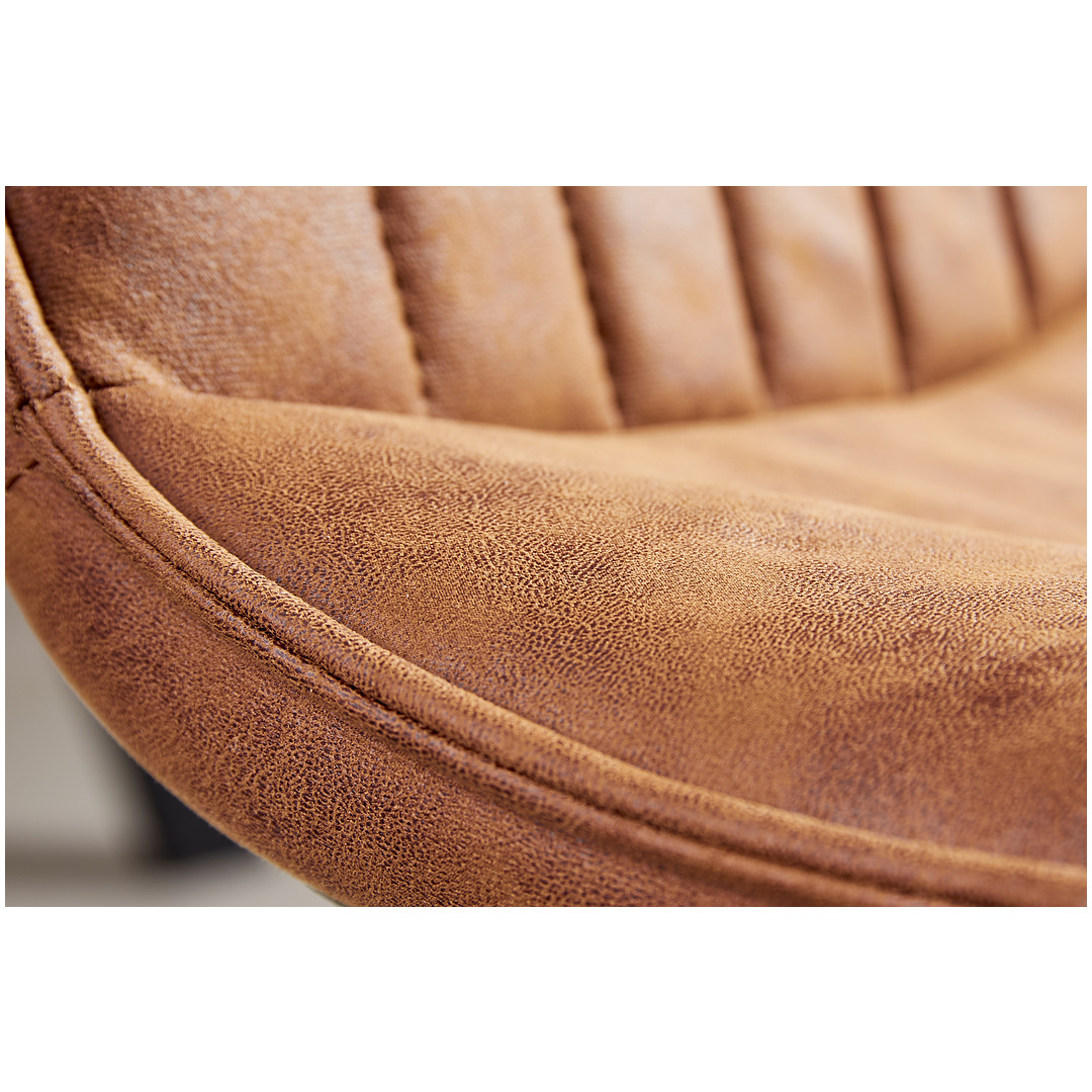 2-ių kėdžių komplektas Aston vintage, ruda