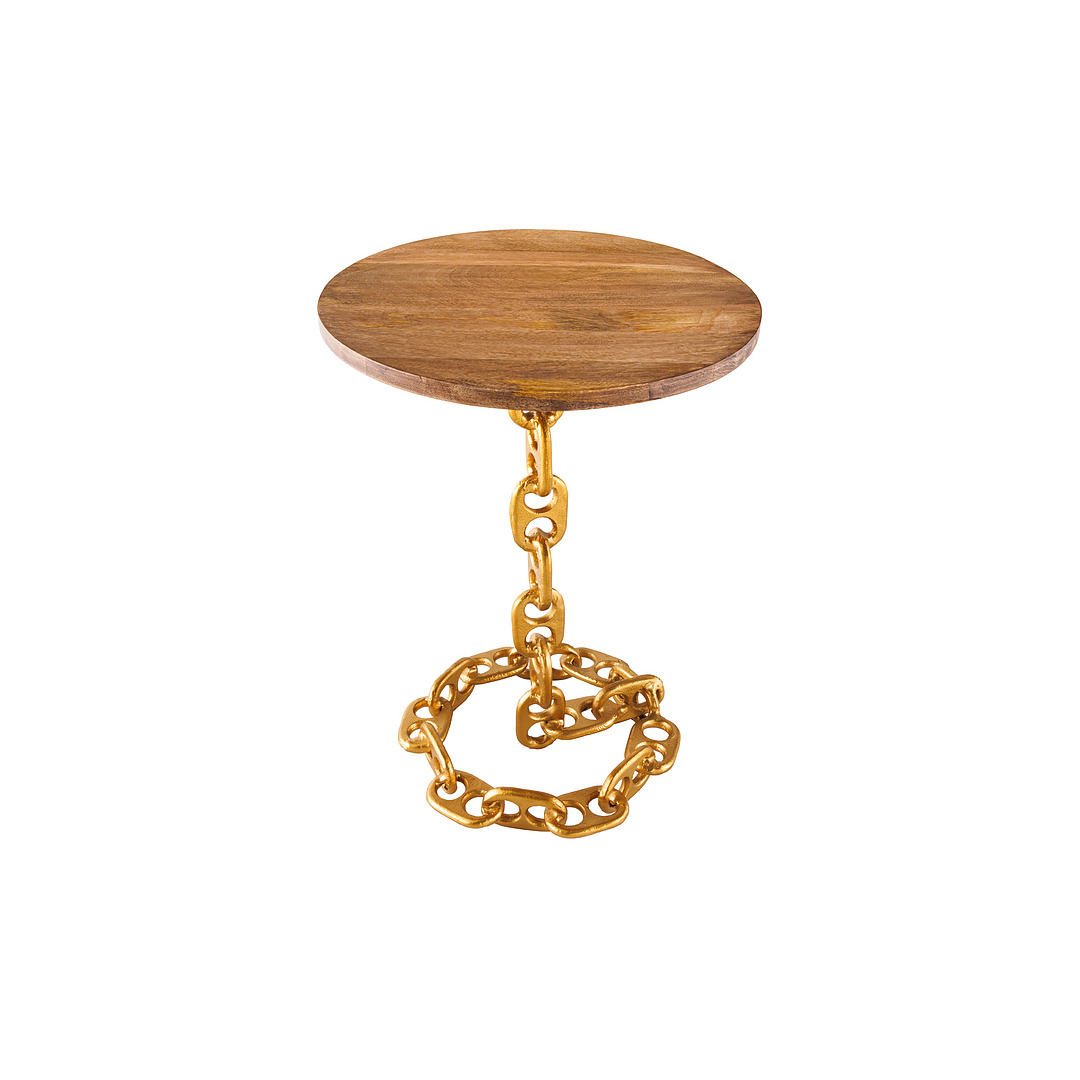 Pristatomas staliukas Chain, 55 cm, mango