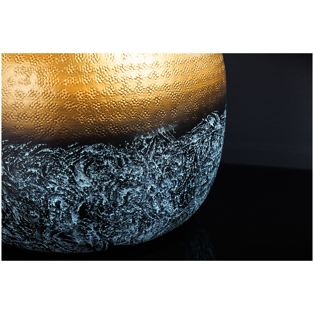 Vaza, Abstract Orient, 35 cm aukso, su patina (vario oksido apnašas)