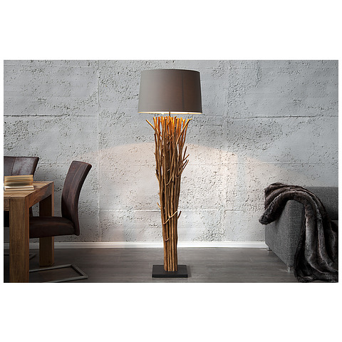 Pastatomas šviestuvas Euphoria 175 cm, rudas, mirkyta mediena