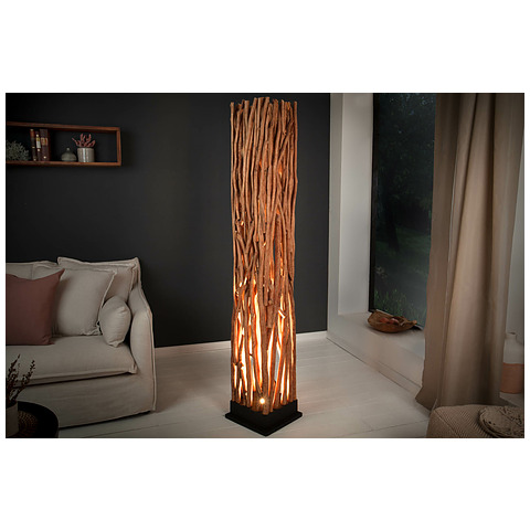 Pastatomas šviestuvas Nature Art 175 cm, longano mediena