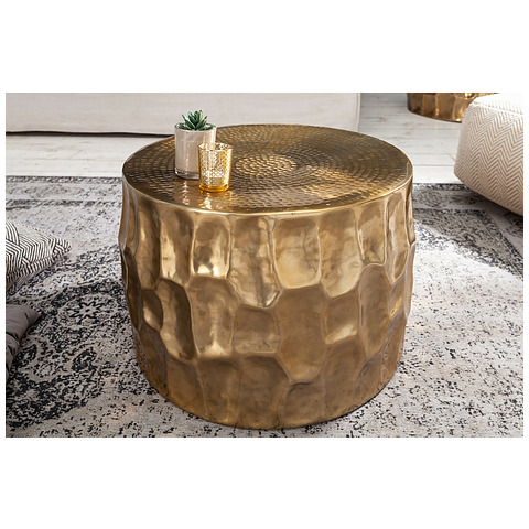 Kavos staliukas Organic Orient, 53 cm, aukso spalvos, aliuminis