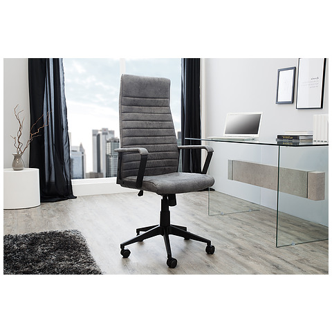 Biuro kėdė Lazio High sendinta pilka