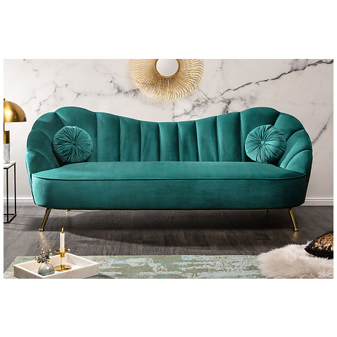 Sofa Arielle 220 cm turkio spalvos, veliūras
