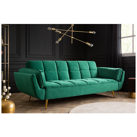 Sofa-lova Boutique 215 cm, pilkos spalvos, veliūras