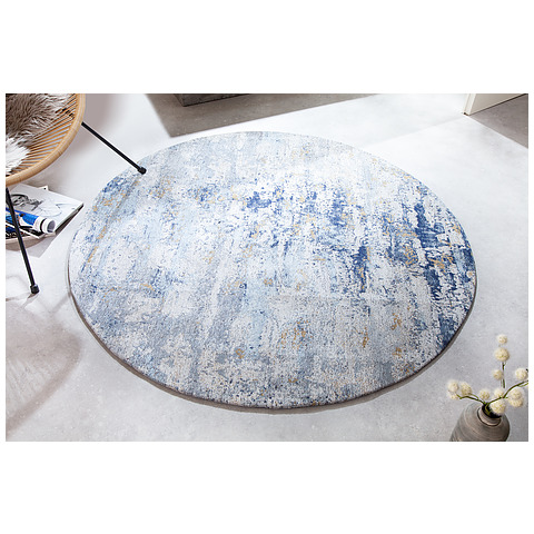 Kilimas Modern Art, 150 cm, apvalus, smėlio spalvos