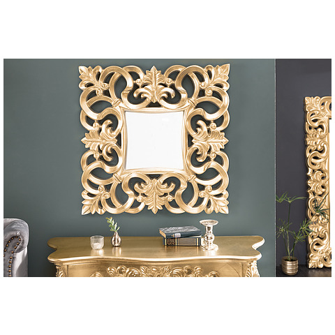 Sieninis veidrodis Venice sendintos aukso spalvos, 75 cm
