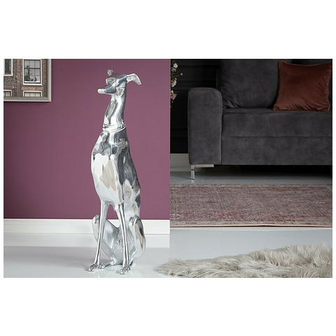 Dekoracija Greyhound aliuminis 70 cm