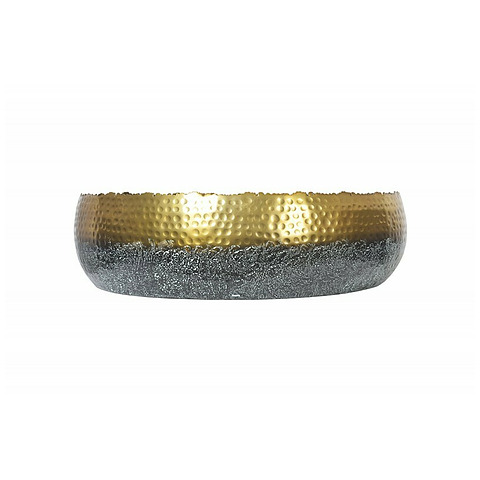 Dekoratyvinis dubuo Orient 52 cm, aukso spalvos su patina (vario oksido apnašas)