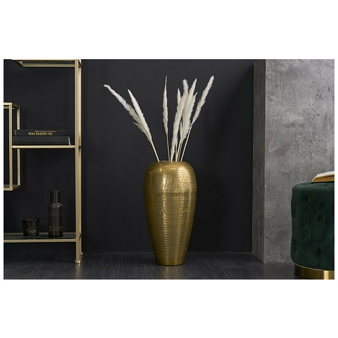 Vaza Oriental 50 cm aukso spalvos, kaltinis
