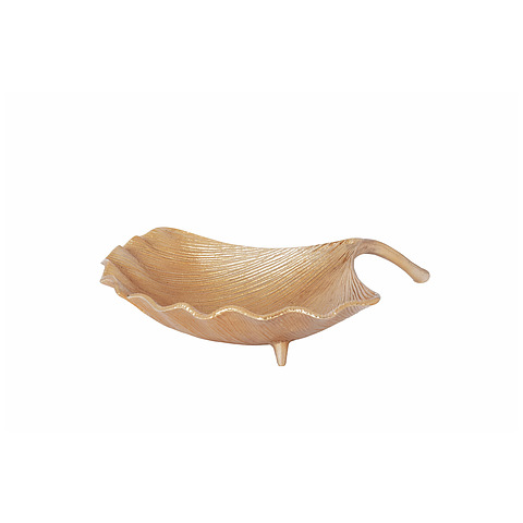 Dekoratyvinis dubuo Ginkgo, 33 cm, aukso