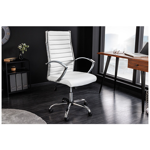 Biuro kėdė Big Deal, 107-117 cm, balta