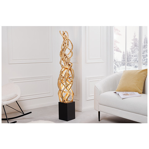 Pastatomas šviestuvas Vigne, 150 cm, perdirbta mediena