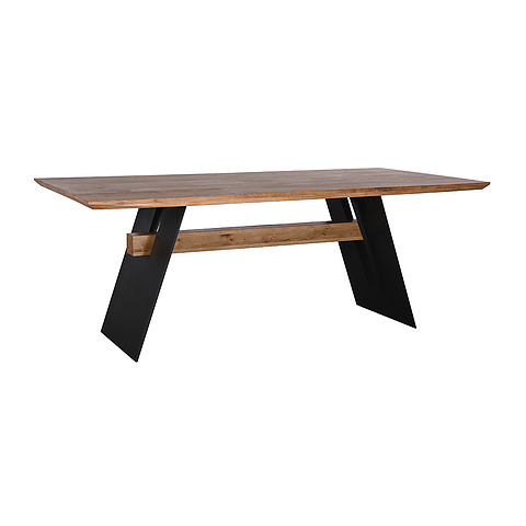 Valgomojo stalas Grand Oak, 200 cm, ąžuolas, 36 mm, natūrali