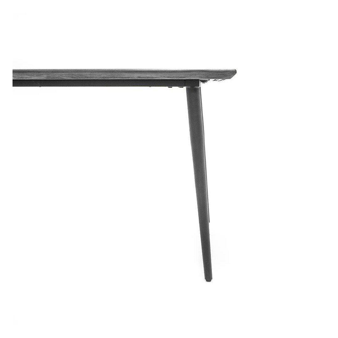 Valgomojo stalas Capella, 160 cm (grafito)