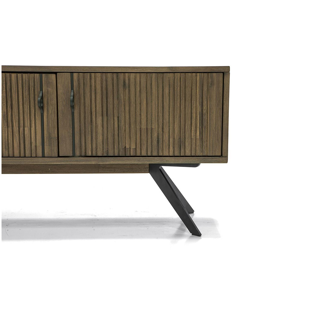 Televizoriaus staliukas, 160 cm (ruda / grafito)