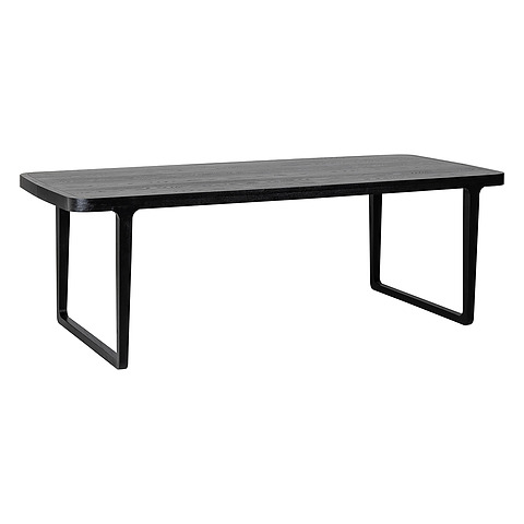 Valgomojo stalas Monfort, 235 cm (juoda)