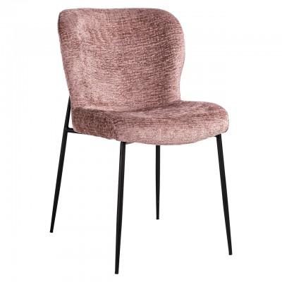 Kėdė Darby (šviesi rožinė / juoda)