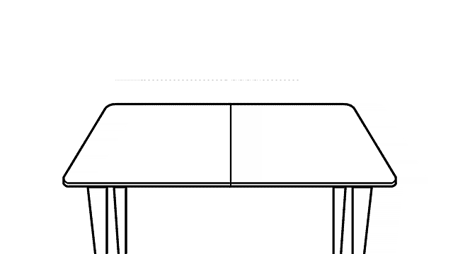 Valgomojo stalas Cirrus, 190/235 cm,  išskleidžiamas (ąžuolo)