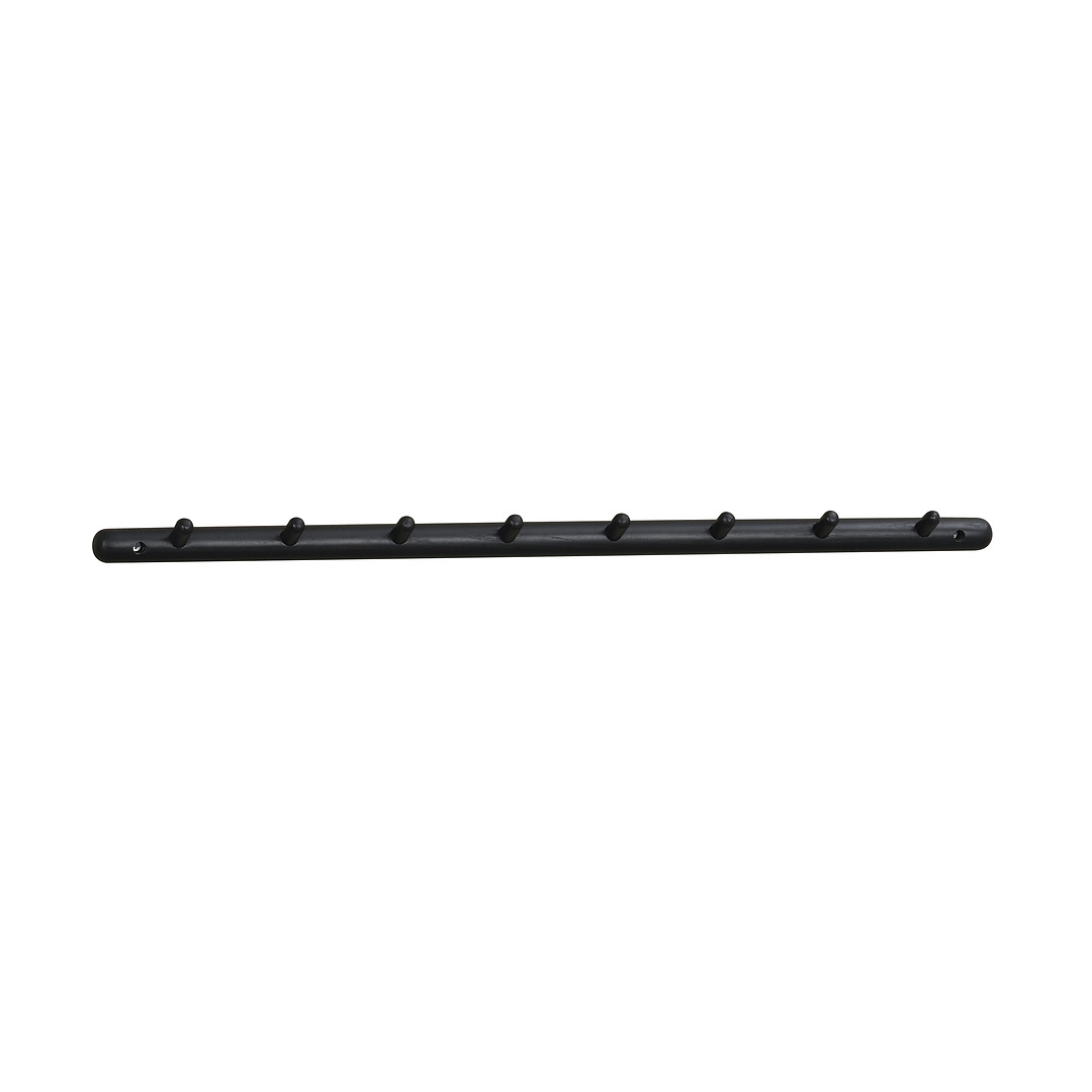 Kabykla su kabliukais Memphis, 80 cm (juodos spalvos ąžuolo)