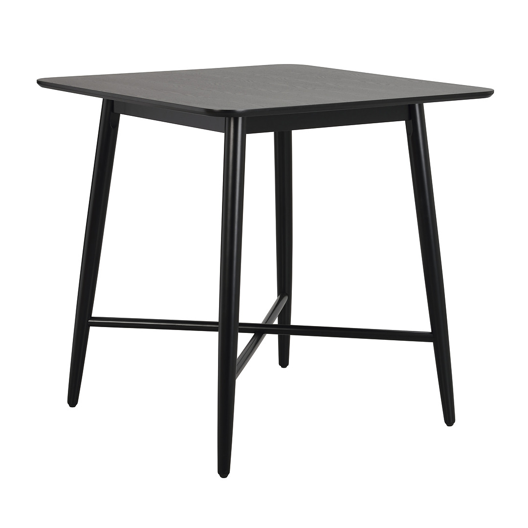 Baro stalas Lotta, uosio medienos lukštas (juoda)