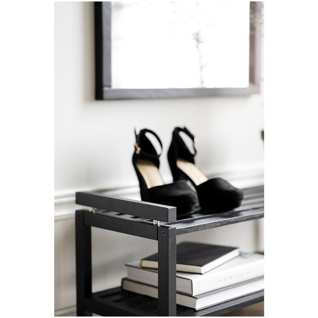 Batų stovas Confetti, 80 cm (juodai beicuoto ąžuolo)
