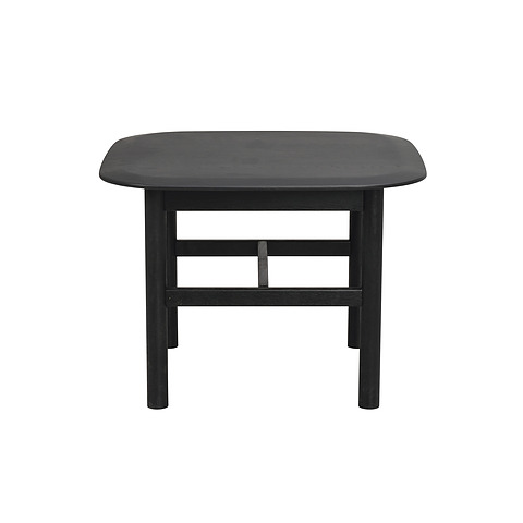 Kavos staliukas Hammond, 62x62 cm, ąžuolo mediena (juoda)