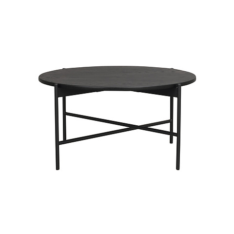 Kavos staliukas Skye, 89 cm (juodos spalvos ąžuolas / juoda)