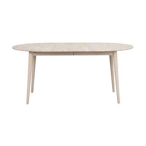 Valgomojo stalas Tyler, ovalus, 170/210 cm, su 40 cm įdėklu (balinto ąžuolo spalvos)