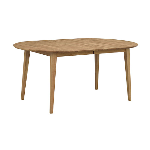 Valgomojo stalas Filippa, ovalus, 170/210 cm, balintas ąžuolas (pridedamas 40 cm įdėklas)